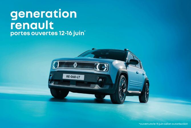 Portes Ouvertes du 12 au 16 juin chez Renault